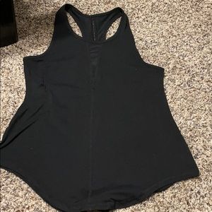 ZYIA black effortless tank- long